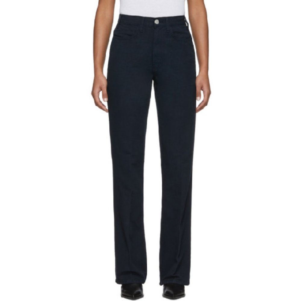 Re/Done Black Boot Cut Pants